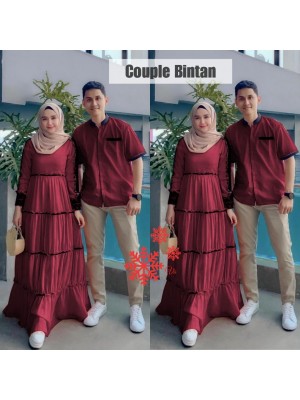 Baju Couple Cp Bintan Vs Maroon