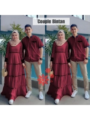 Baju Couple Cp Bintan Vs Maroon