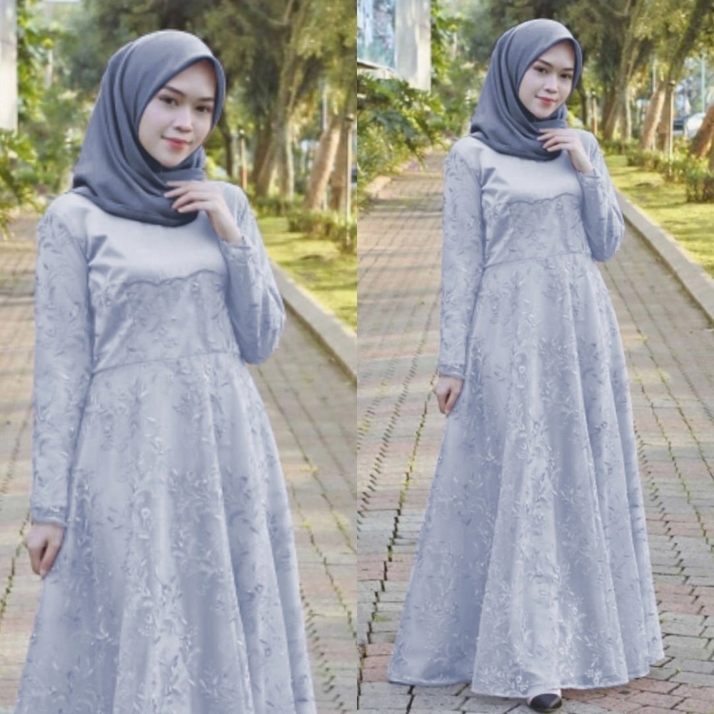 Baju Wanita Jumbo Maxi Delima Ra Gray Baju Wanita Jumbo Maxi Delima Ra Gray