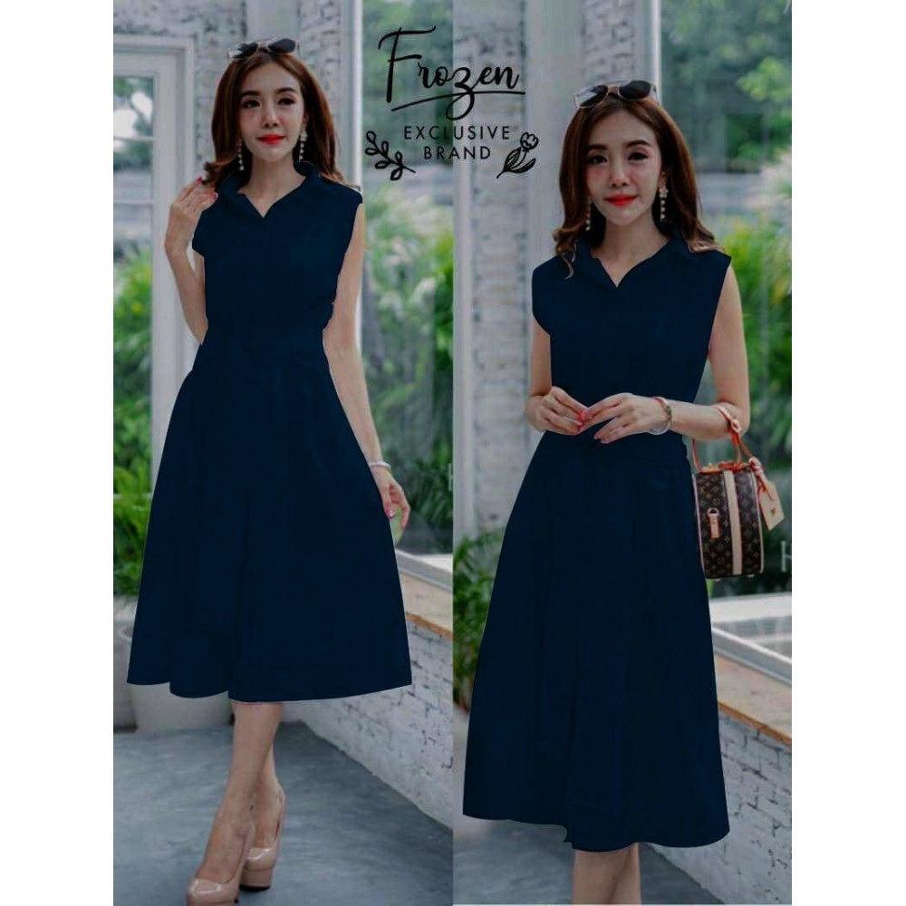 Baju Wanita Drs Wilo Ms Navy