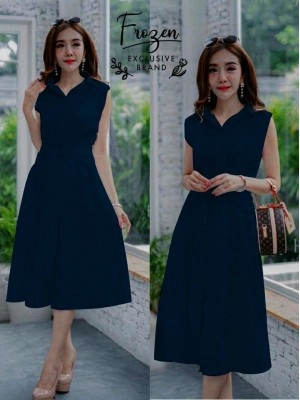 Baju Wanita Drs Wilo Ms Navy