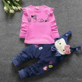 Baju Anak Kd Js Hello Vb Pink