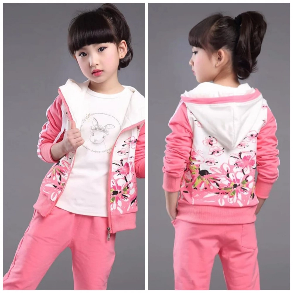 Baju Anak Kd St Ziper Hoodie Or Pink