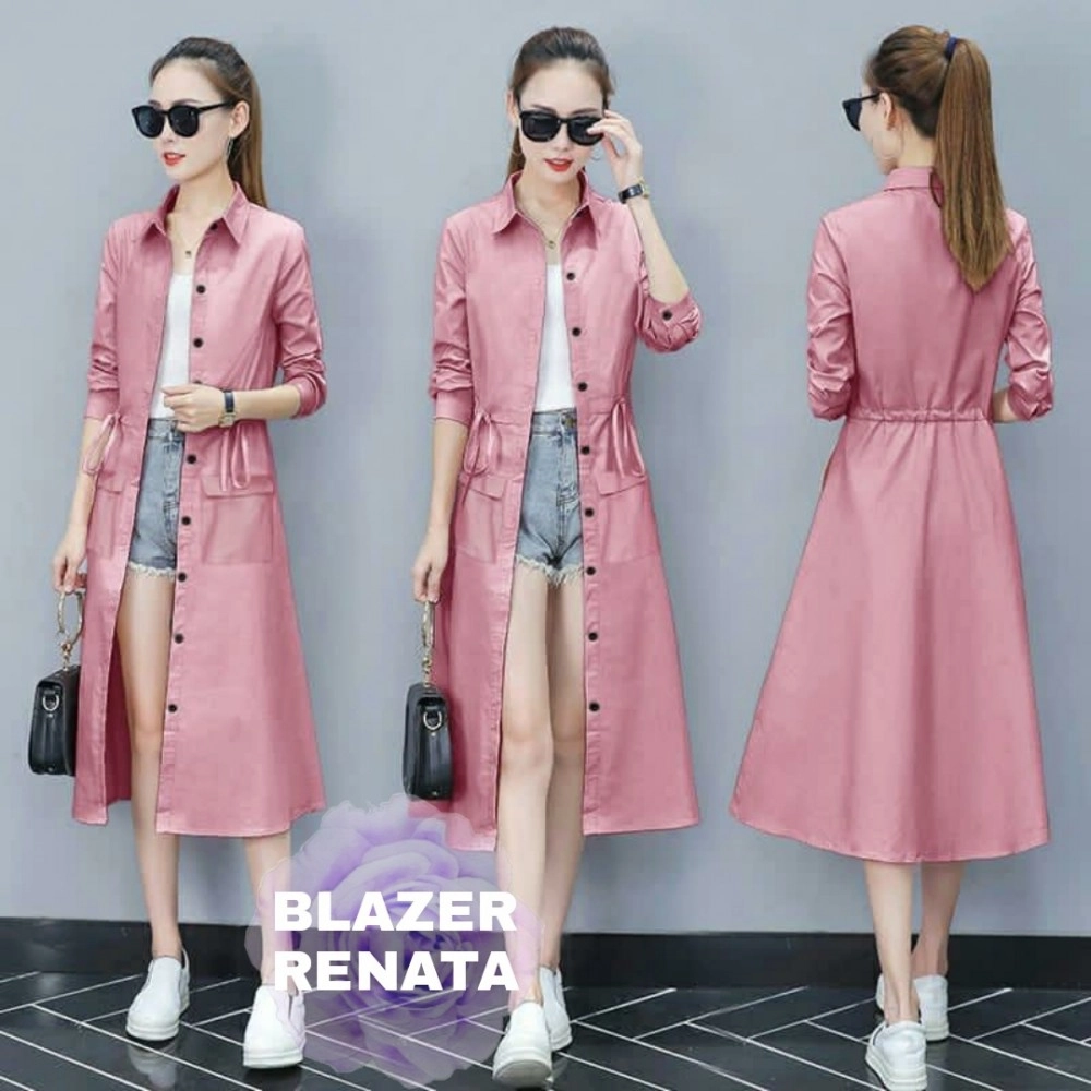 Baju Wanita Blazer Renata Rd Dusty