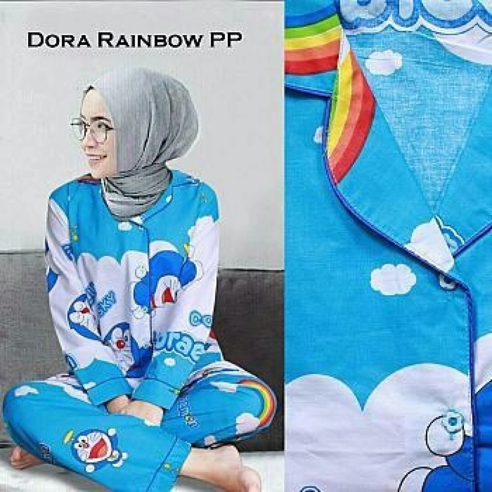 Baju Korea St Piyama Awan Dora Jn