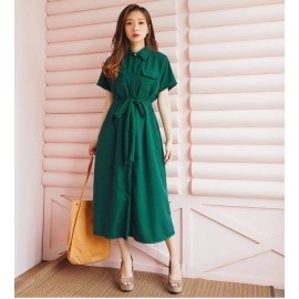 Baju Korea Drs Regita Hs Army