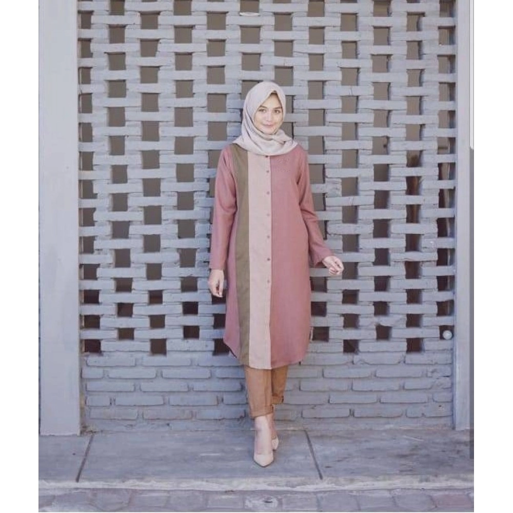Baju Korea Tunik Winda Ra Dusty