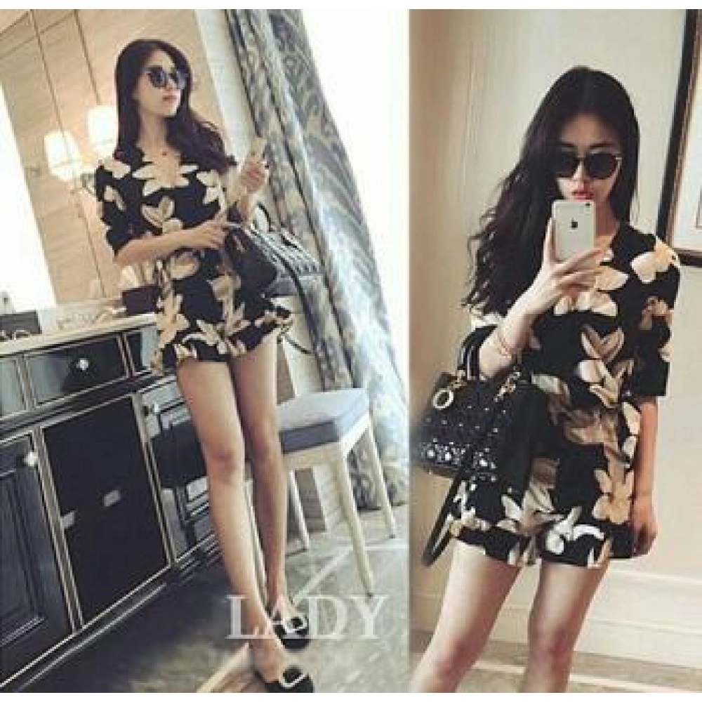 Baju Korea Js Lauren Fhl Flowy