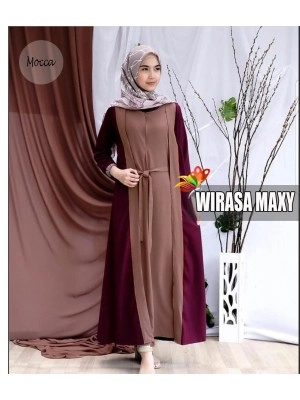 Baju Korea Hj Maxi Wirasa Jc Mocca