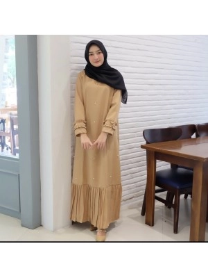Baju Korea Maxi Sarita On Brown
