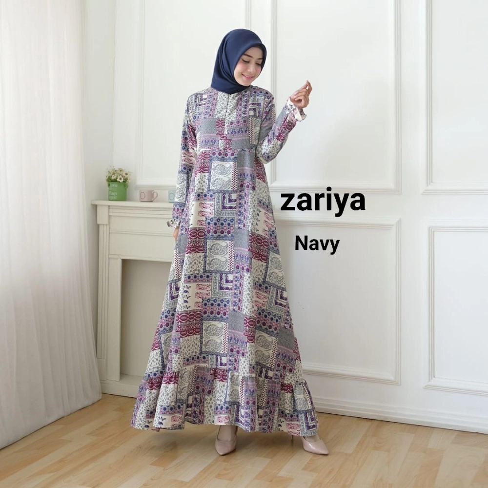 Baju Korea Hj Kaxi Zariya On Navy