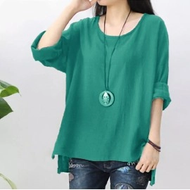 Baju Korea Blouse Irene Sm Toska