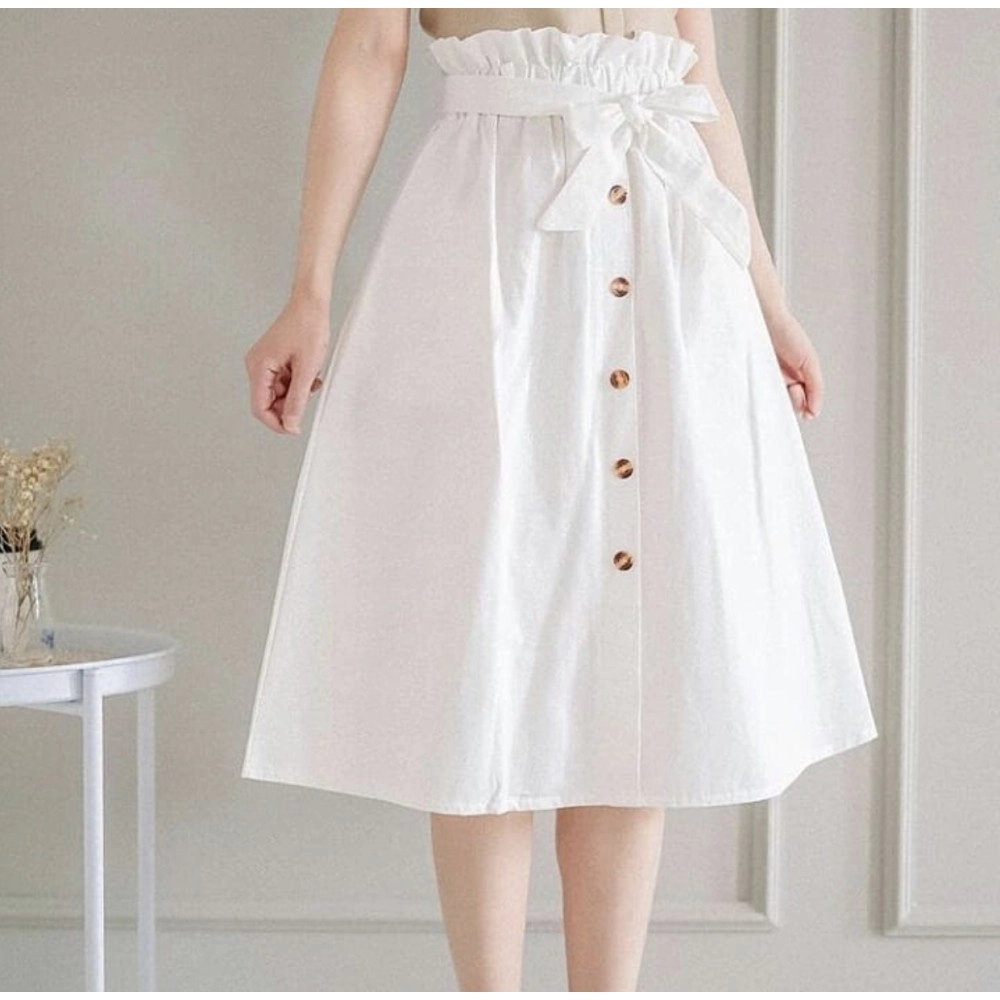 Baju Korea Rok Cherish Oz Putih