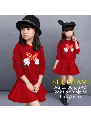 Baju Anak Kd St Pitami 045 Ga Merah