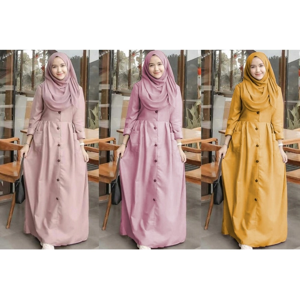 Baju Korea Hj Maxi Norita Dc