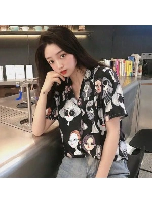 Baju Korea Kmj Lily Go Black