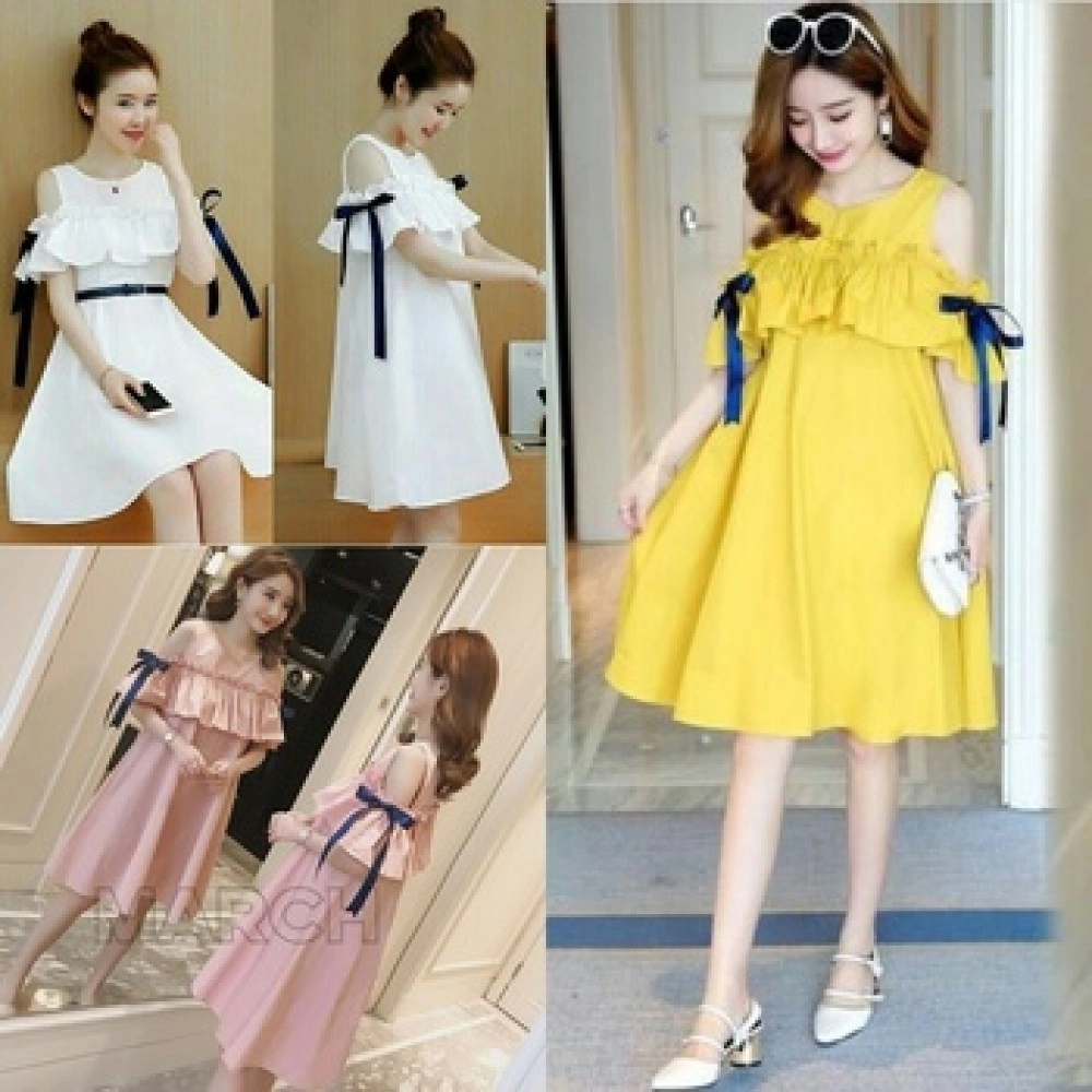 Baju Wanita Drs Shoulder Ribbon