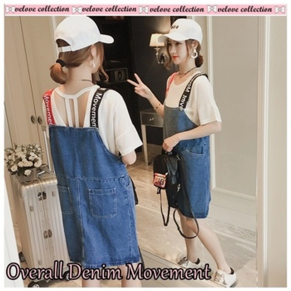 Baju Wanita Overall Denim Movement Vl Baju Wanita Overall Denim Movement Vl