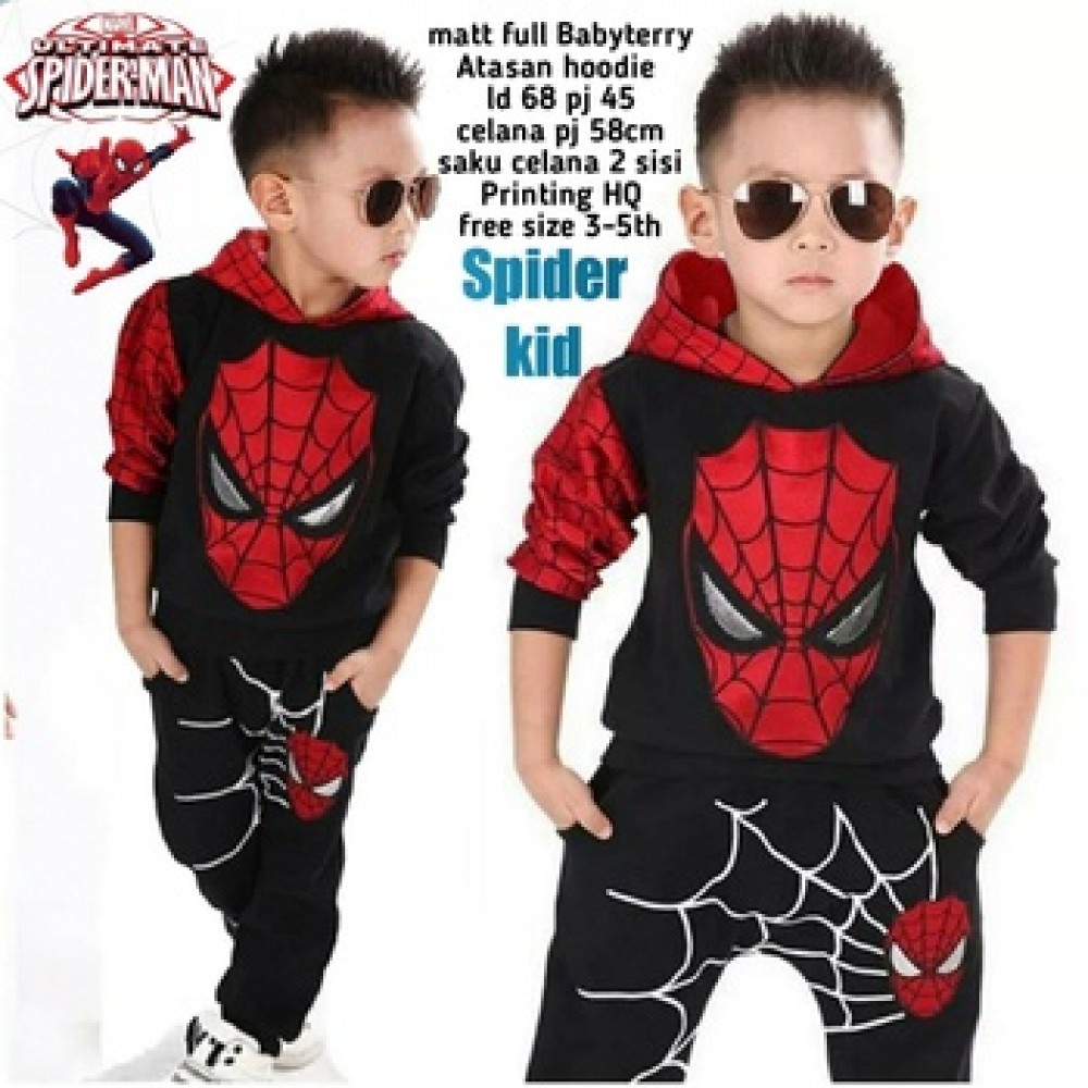 Baju Anak Kd St Spiderkid Reborn Ga Hitam Baju Anak Kd St Spiderkid Reborn Ga Hitam