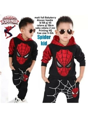 Baju Anak Kd St Spiderkid Reborn Ga Hitam