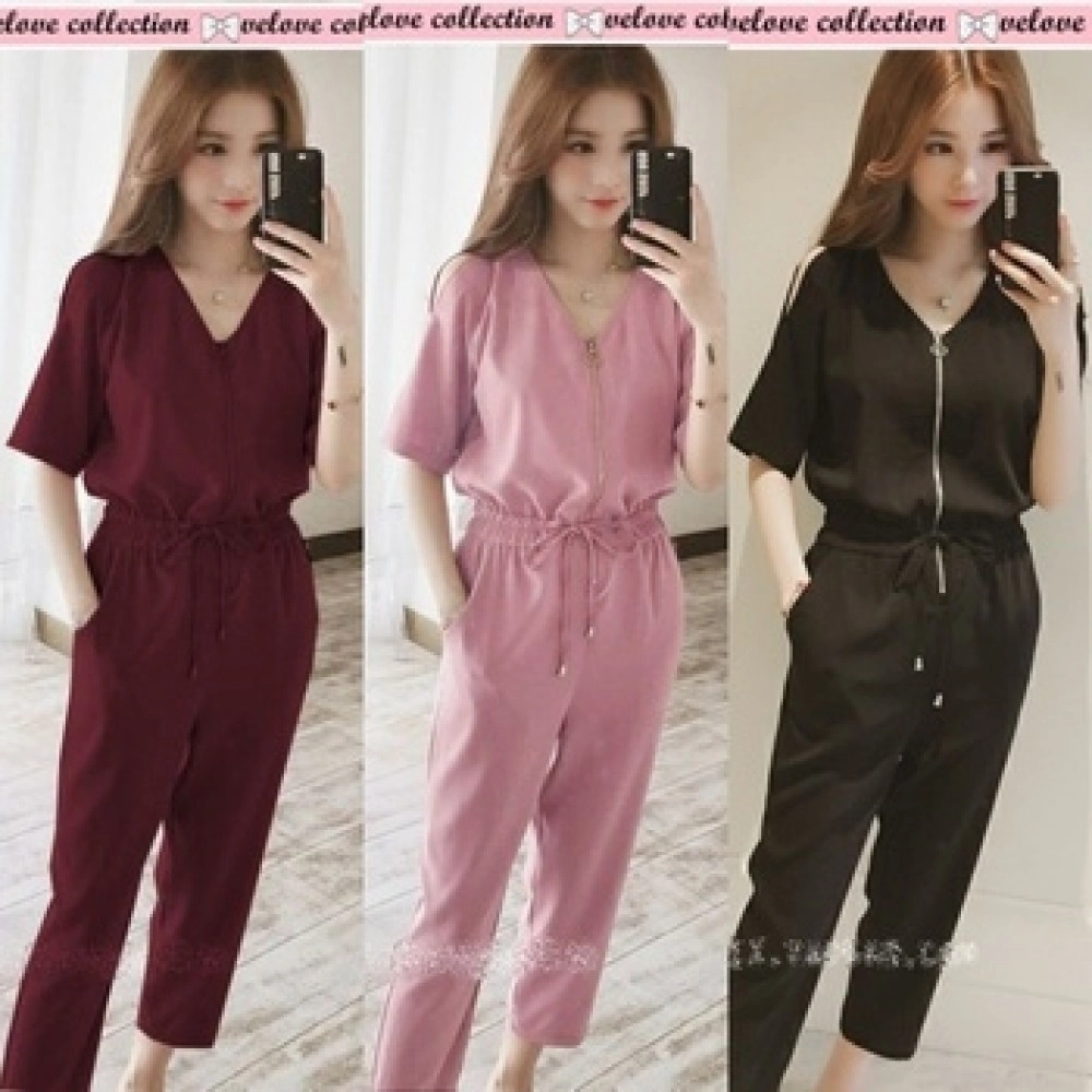 Baju Wanita Jumper Hole Vl Zipper