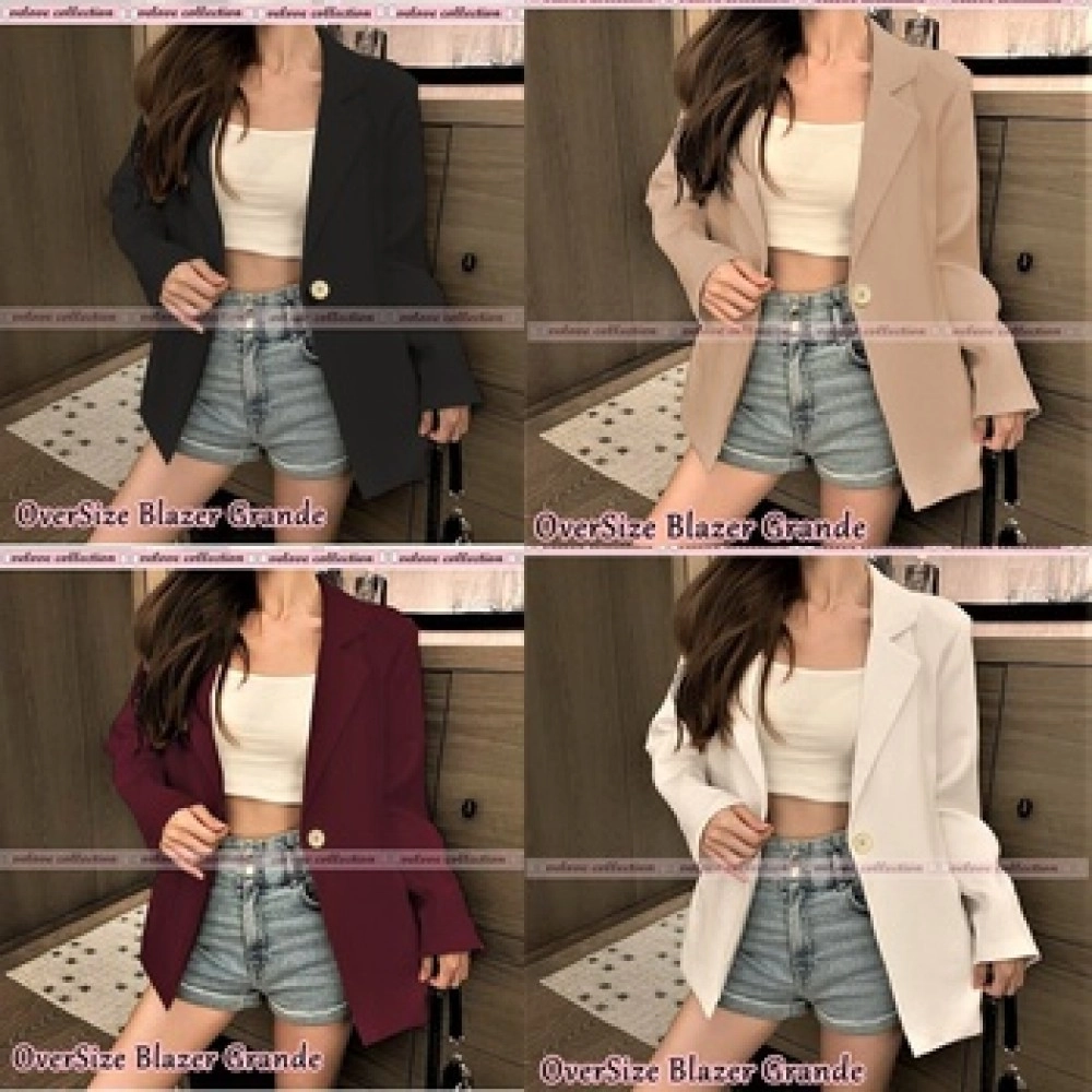 Baju Wanita Blazer Oversize Grande Vl Baju Wanita Blazer Oversize Grande Vl
