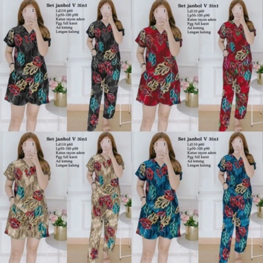 Baju Wanita St Janbol V 3In1 To