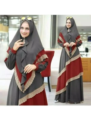 Baju Korea Hj Syari Lesabina Ravs Abu