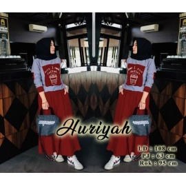 Baju Korea St Huriyah Us Maroon