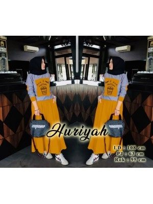 Baju Korea St Huriyah Us Mustard