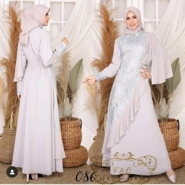 Baju Korea Hj Maxi Madalena Ff Abu