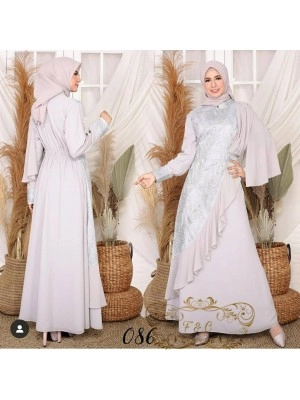 Baju Korea Hj Maxi Madalena Ff Abu