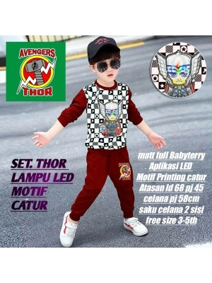 Baju Anak Kd St Thorkotak Ga Maroon