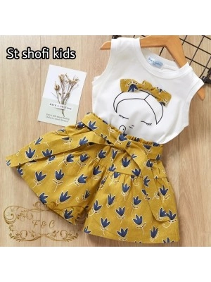 Baju Anak Kd St Shofi Ff Mustard