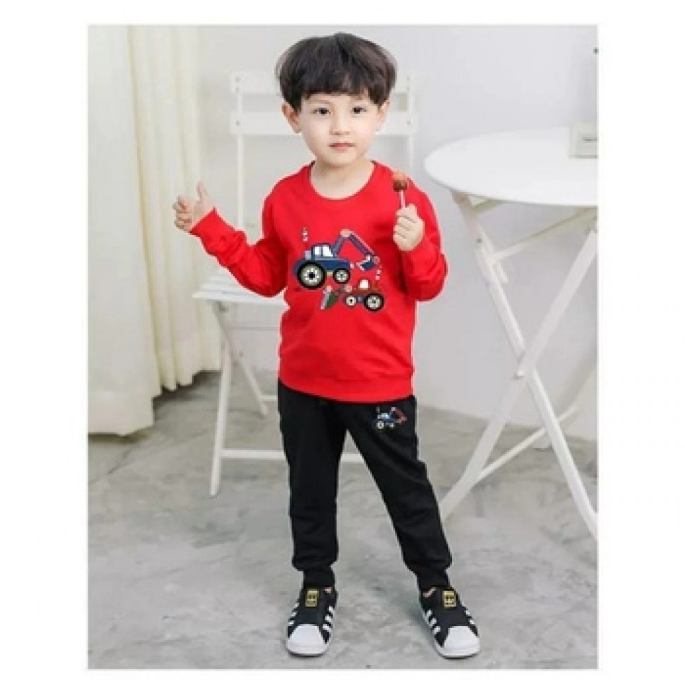 Baju Anak Kd St Tractor Cs Merah