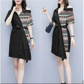 Baju Wanita Drs Solfa Batika Hn Hitam