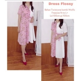 Baju Wanita Drs Flossy Ms Pink