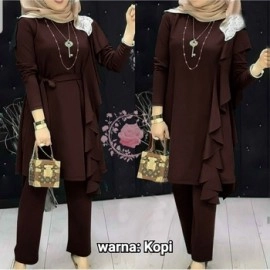 Baju Wanita Jumbo St Yesi Mb Kopi