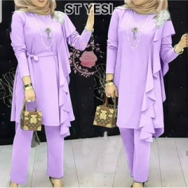 Baju Wanita Jumbo St Yesi Mb Lilac
