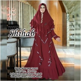 Baju Korea Hj Syari Shibab Us Maroon