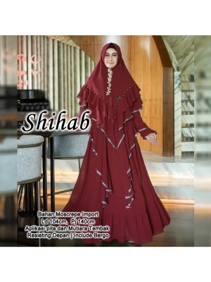 Baju Korea Hj Syari Shibab Us Maroon