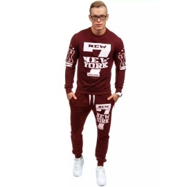 Baju Pria St Jogger Baju Xyork Cs Maroon