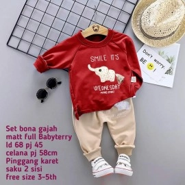 Baju Anak Kd St Bona Reborn Ga Maroon