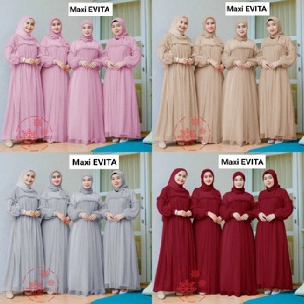 Baju Wanita Maxi Evita Vs Size L