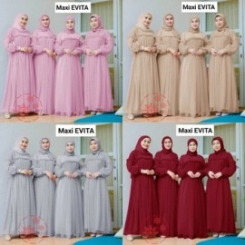 Baju Wanita Maxi Evita Vs Size L