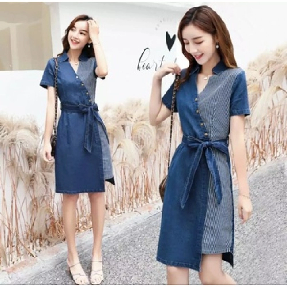 Baju Wanita Jn629 Jeans Dark Or