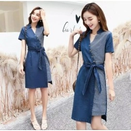 Baju Wanita Jn629 Jeans Dark Or