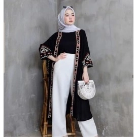 Baju Korea Cardi Ethnic Dorothy Ra Black Baju Korea Cardi Ethnic Dorothy Ra Black