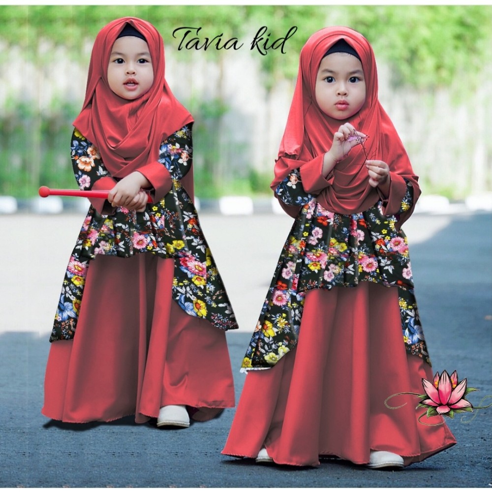 Baju Anak Kd Hj Tavia Ga Maroon Baju Anak Kd Hj Tavia Ga Maroon