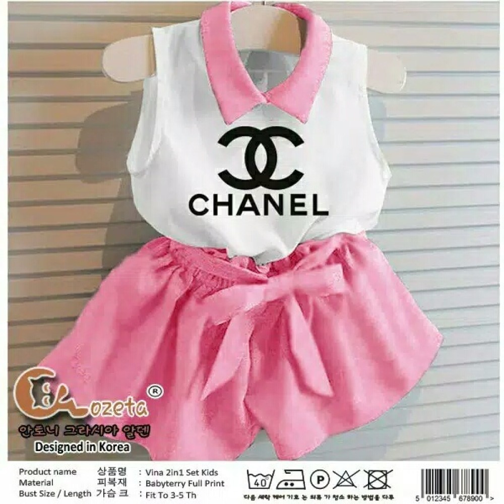 Baju Anak Kd St Vani Chanel Gl Pink Baju Anak Kd St Vani Chanel Gl Pink